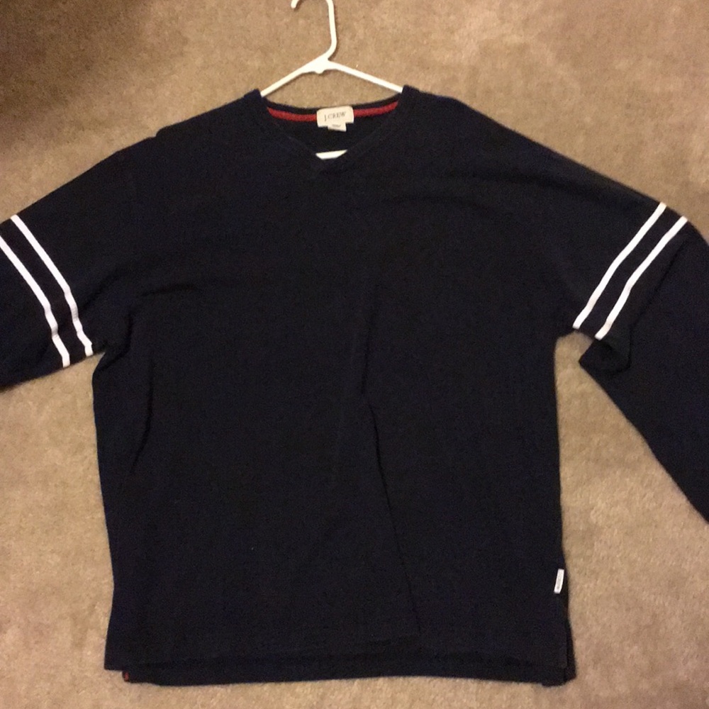 Jcrew navy blue long sleeve shirt